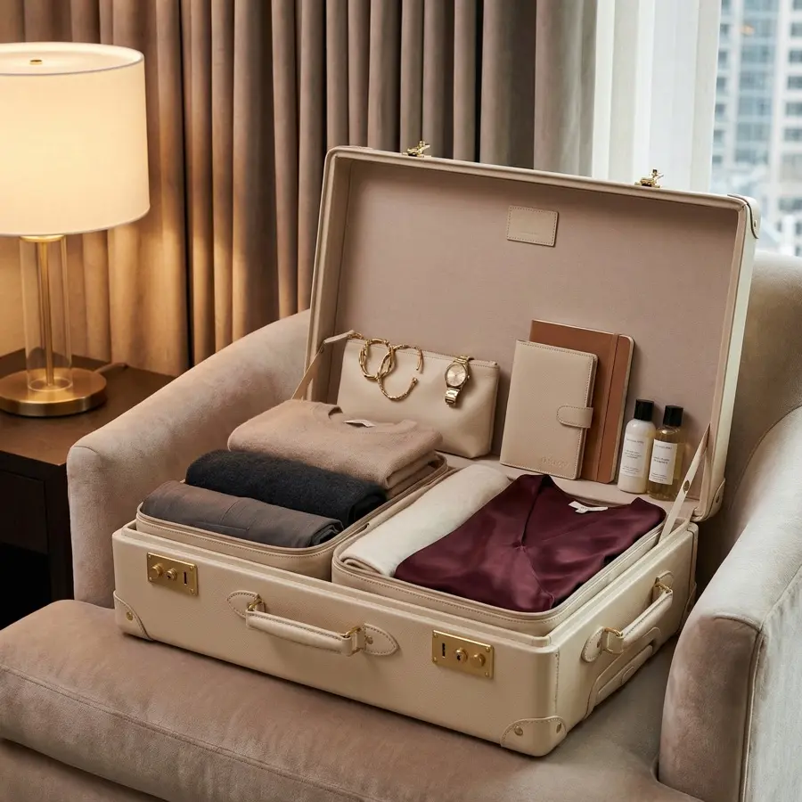 Mala de viagem personalizada — looks planejados